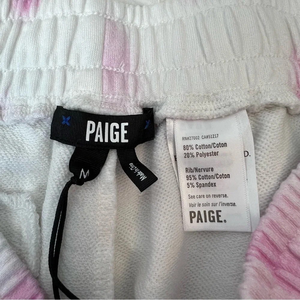 NWOT PAIGE Annette Jogger Pants Fuchsia Multi Casual Women’s Medium - Picture 7 of 11